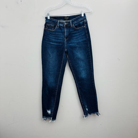 Judy Blue Denim - Judy Blue Cropped Straight Leg Blue Jeans Women’s Size 26
